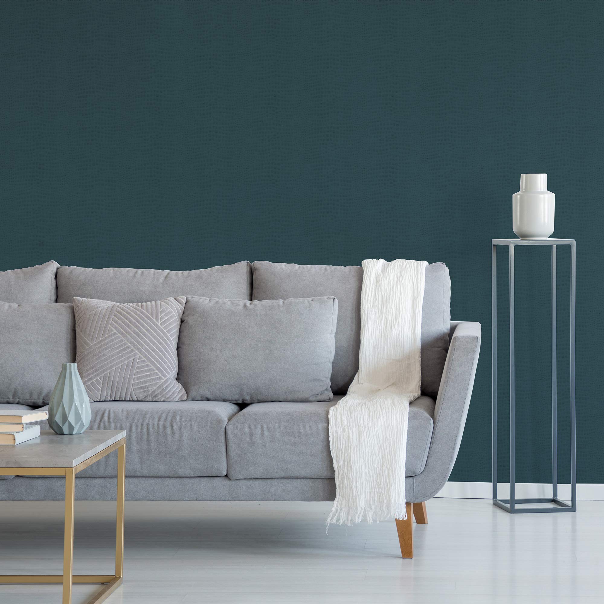 Graham Brown Crocodile Blue Peel and Stick Wallpaper Wall Cover