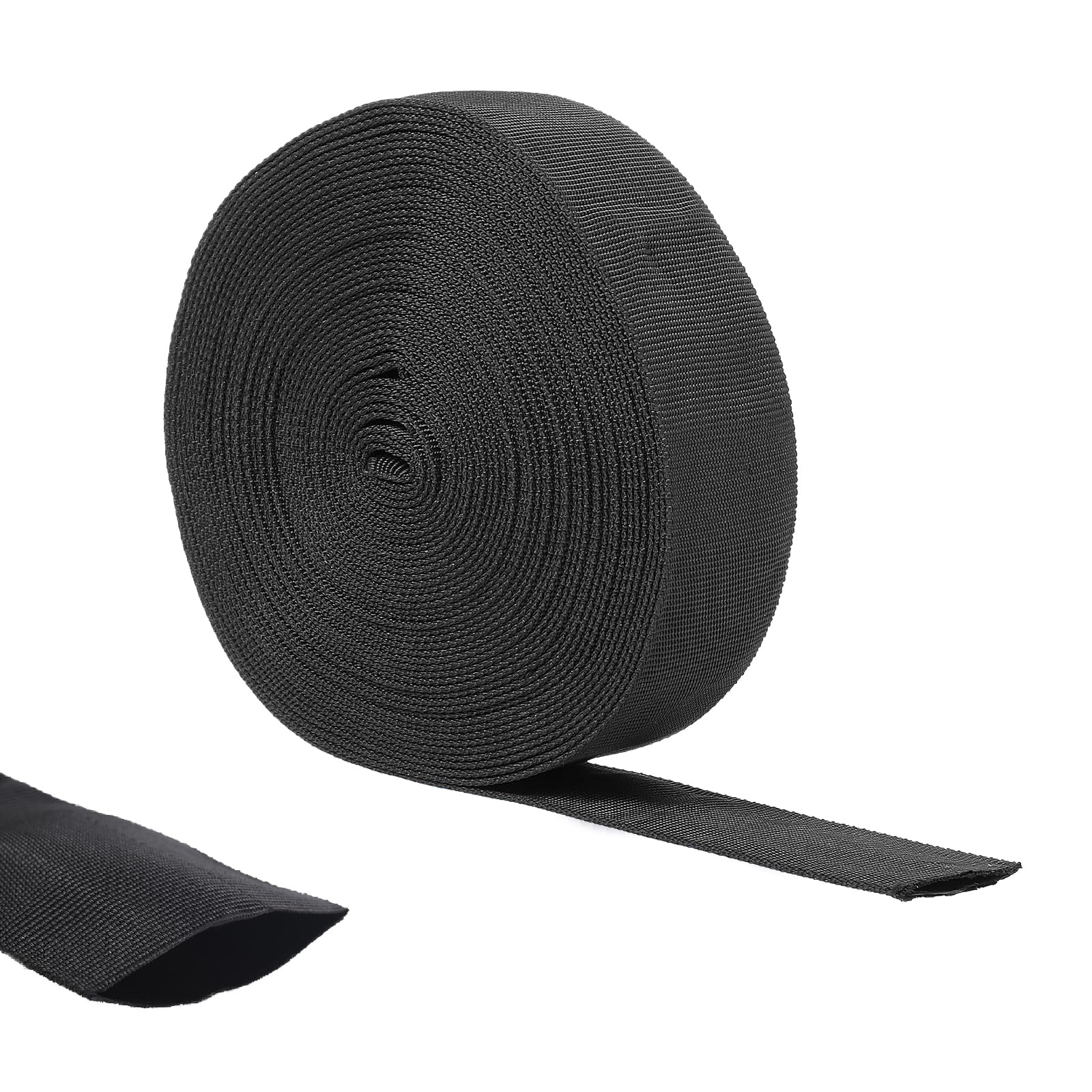 33 FT Nylon Hydraulic Hose Protector 1.5in Sleeve Black Protective Cover Sheath Wrap Cable Sleeve Torch Cutting Wire Cover Management Wrap for Cord Tig