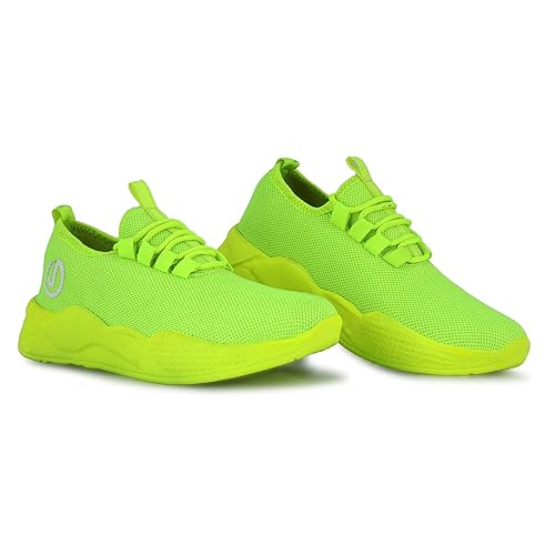 Junior Super FIT Running and Outdoor Slip-on Shoes for Boys and Girls Neon-Green JACS004025