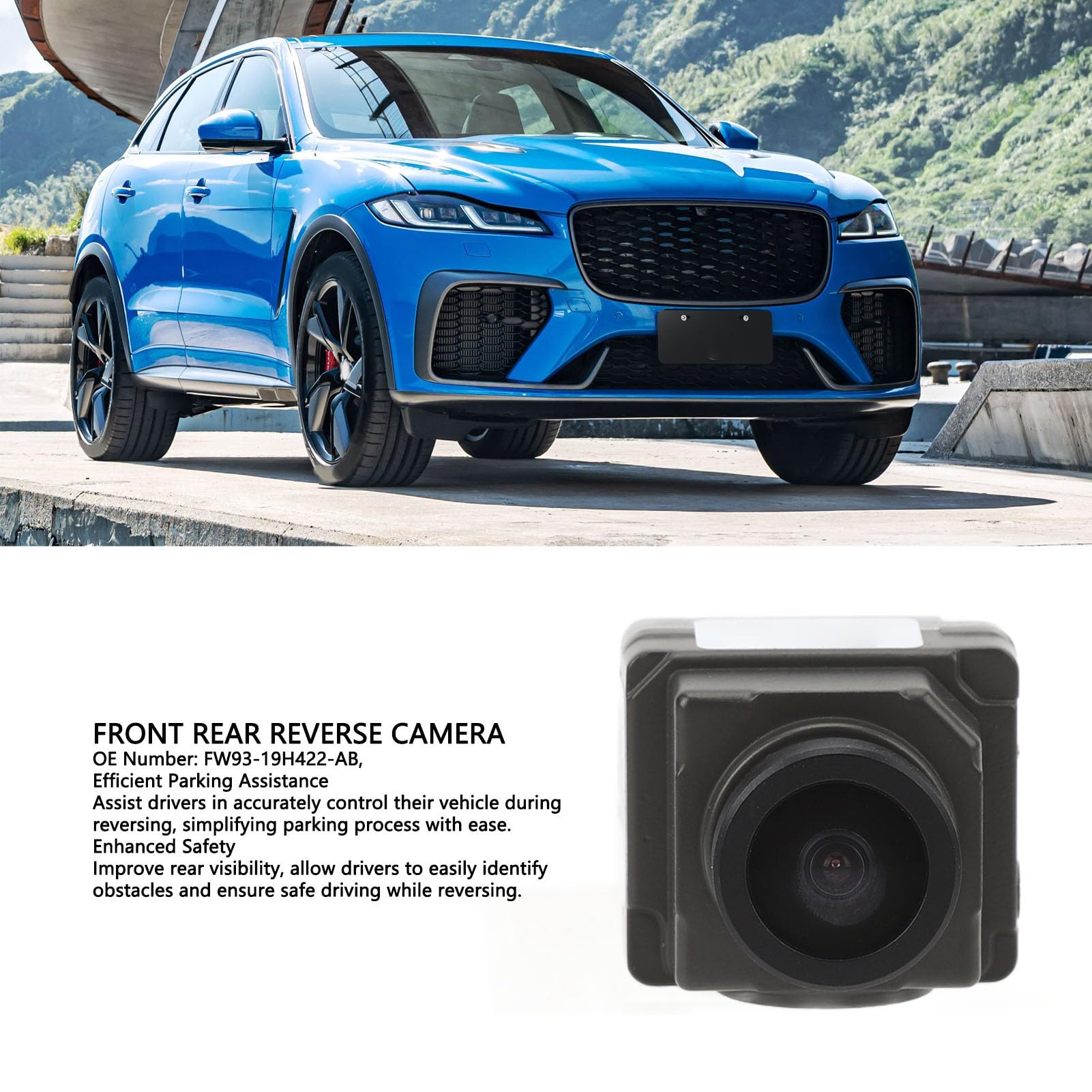 TDCuizent Pour Land Rover Caméra De Recul LR060915 Pare-chocs Pare