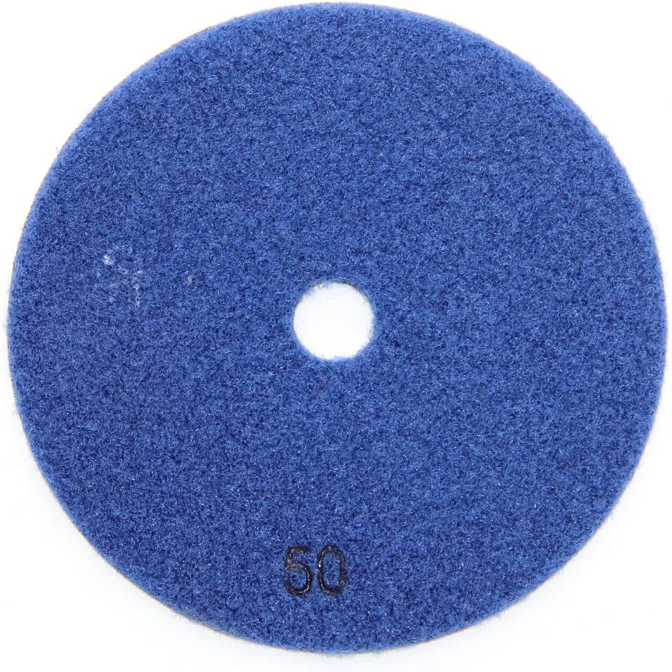 Premium Grade Diamond Dry Polishing Pads for Sanding Marble Granite Stone Pack of 10Pcs 4 Inch Grit 50