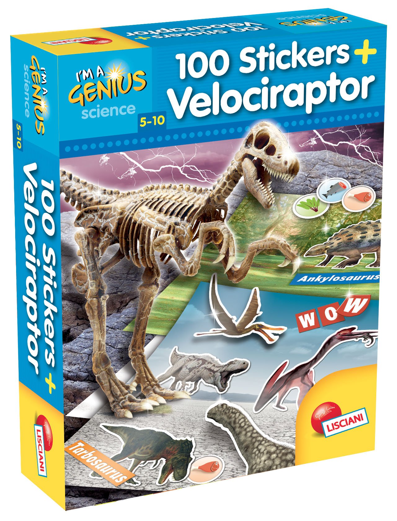 Puzzle Sono Genio Dino Stem Velociraptor - Lisciani