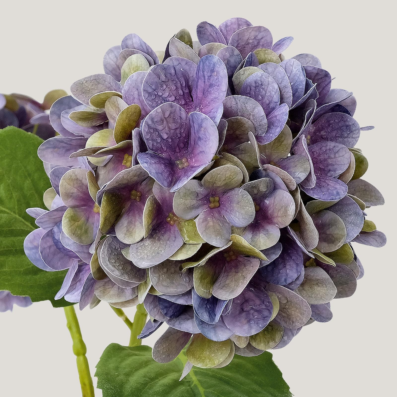 Amazon.com: ZYTUYO 4PCS 19.6Inch Purple Green Faux Hydrangea