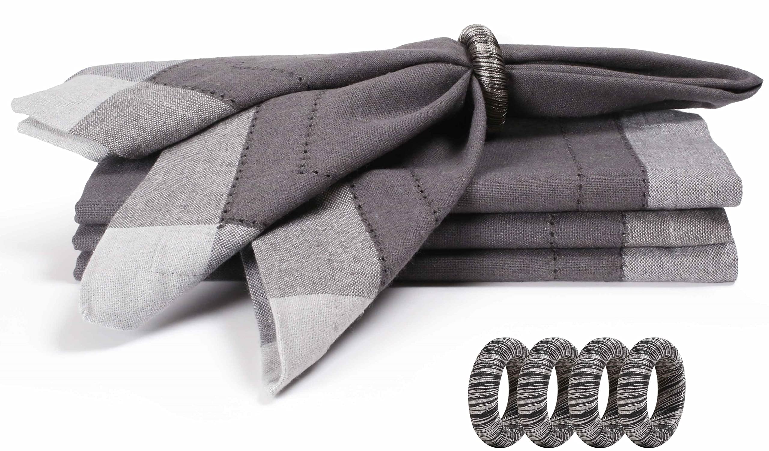 HOMIDATE Servilletas de tela lavables a máquina, reutilizables, para bodas, fiestas y decoración de mesa