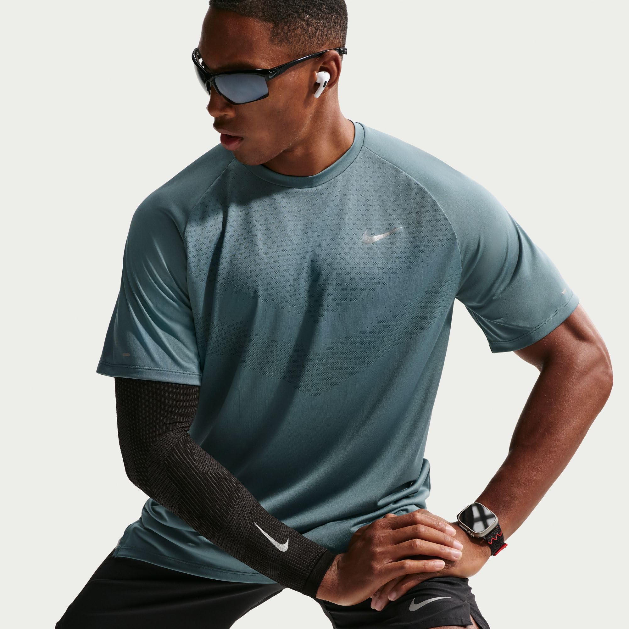 Nike Nike Stride Dri-Fit ADV Kurzarm-laufoberteil für Herren Maglia da Corsa a Maniche Corte Uomo