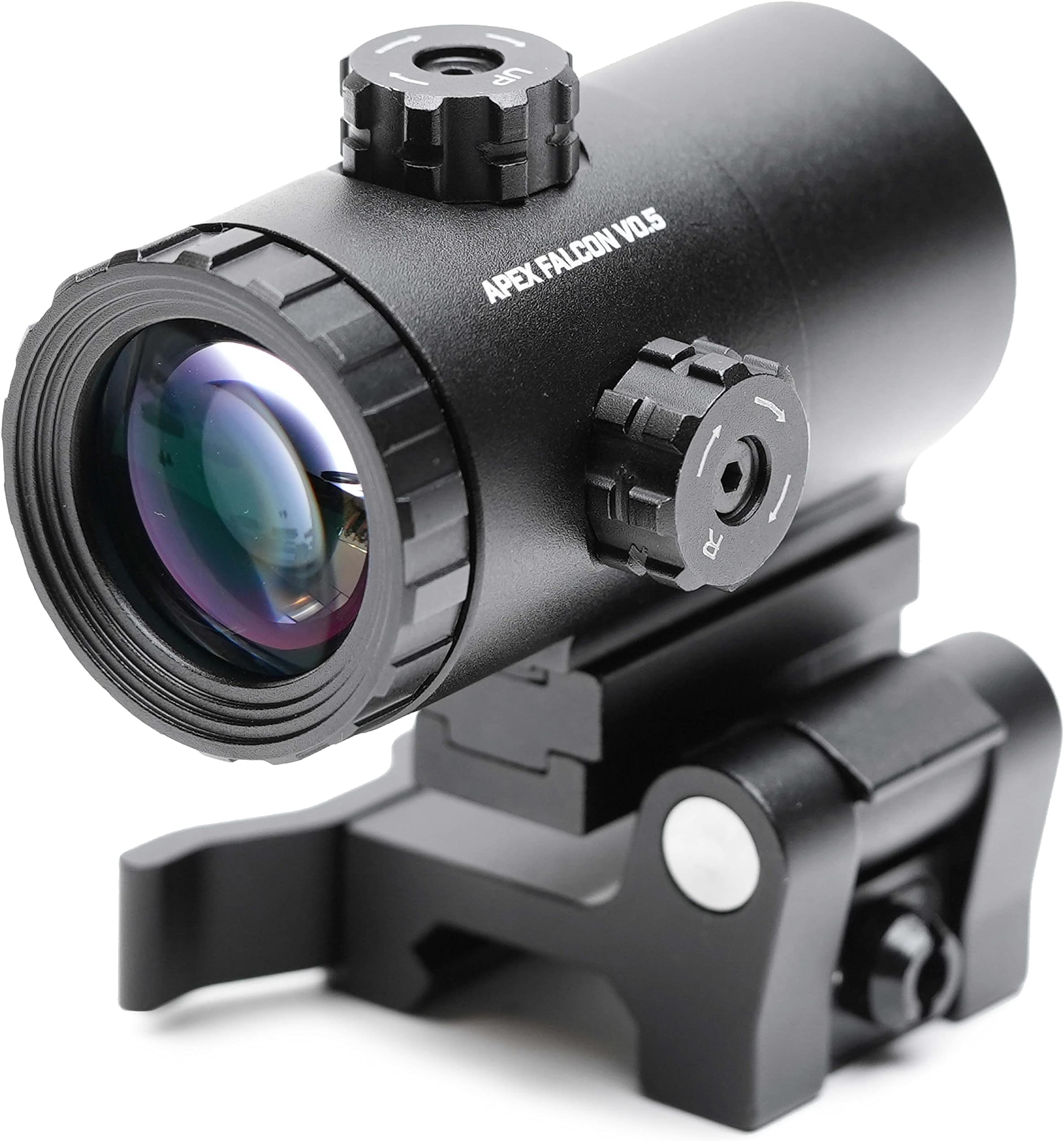 Tacticon Apex Falcon V0.5 3X Magnifier Flip-to-Side Mount | Combat Veteran Owned Company | Toolless Adjustment | Cowitnesses with Red Dot Sight