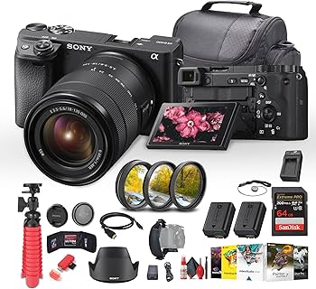 Amazon.com : Sony a6400 Mirrorless Camera with 18-135mm Lens with