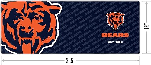 Vista 63 de YouTheFan NFL Logo Series - Almohadilla de escritorio, 31.5 x 12 pulgadas