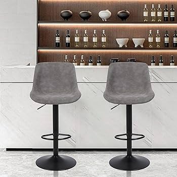 モダン バースツール グレー 2脚セット エア・リゾーム カウンターチェア 2脚セット 椅子 いす おしゃれ