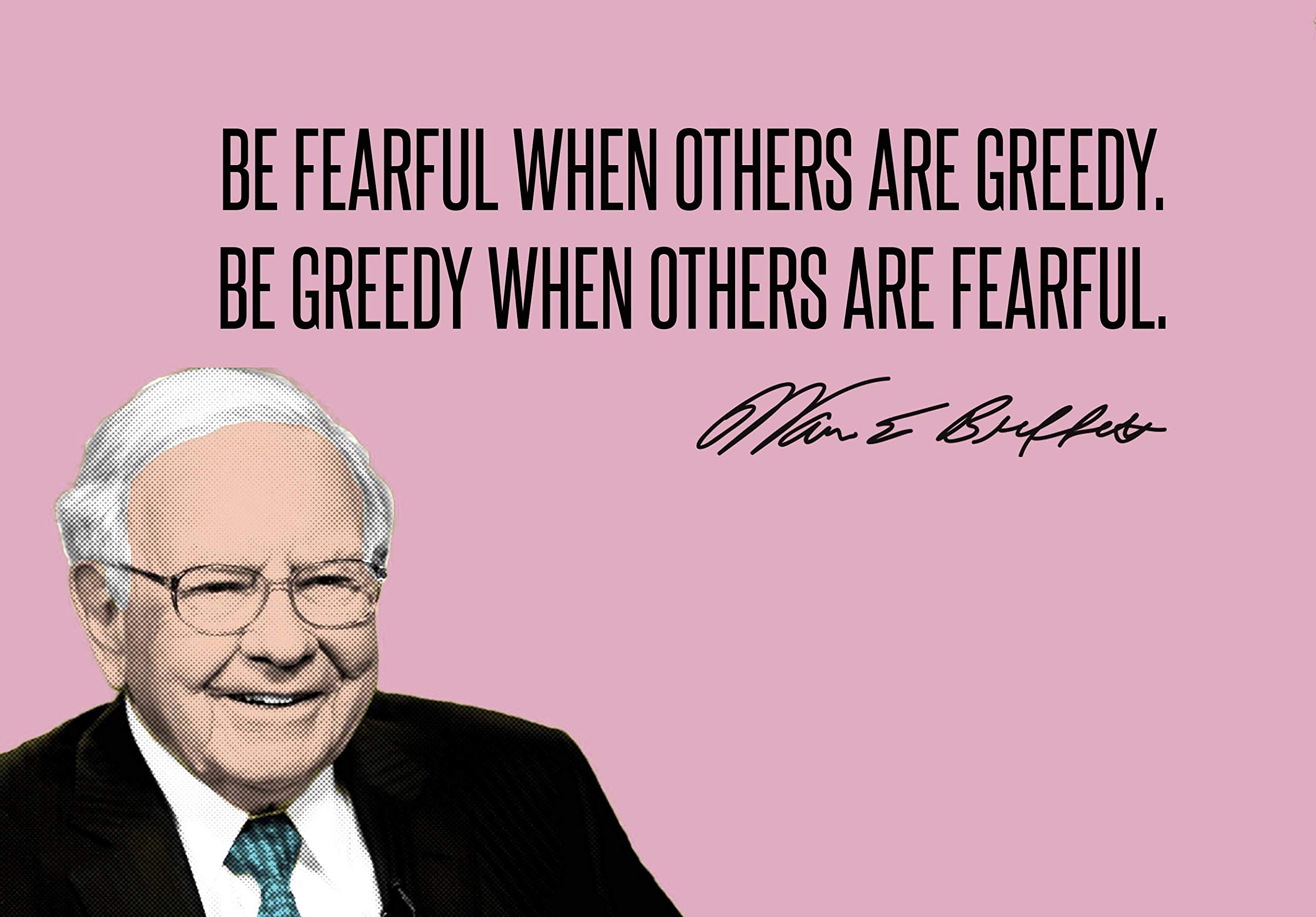See full amazon price history chart for Tallenge - Warren Buffet - Be Fearful When Others Are Greedy - Small Poster(Paper,12 x 17 inches, MultiColour) Tallenge - Warren Buffet - Be Fearful When Others Are Greedy - Small Poster(Paper,12 x 17 inches, MultiColour) (B07T8XXQM5) Amazon Price History, Amazon Price Tracker