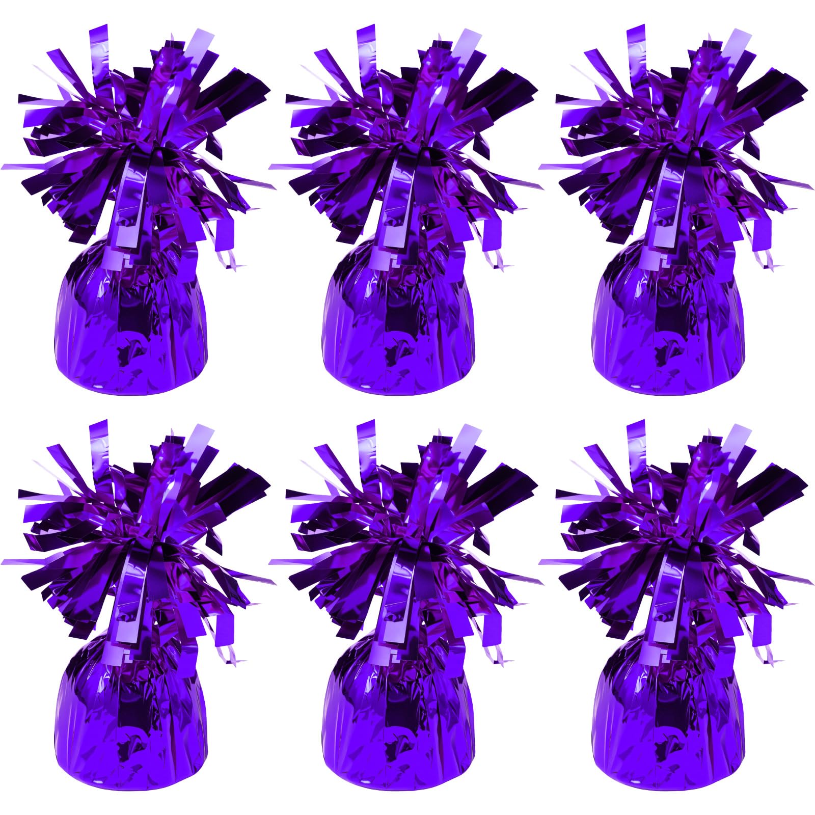 Poids de ballons violets métalliques pour lests de structures hélium - 8