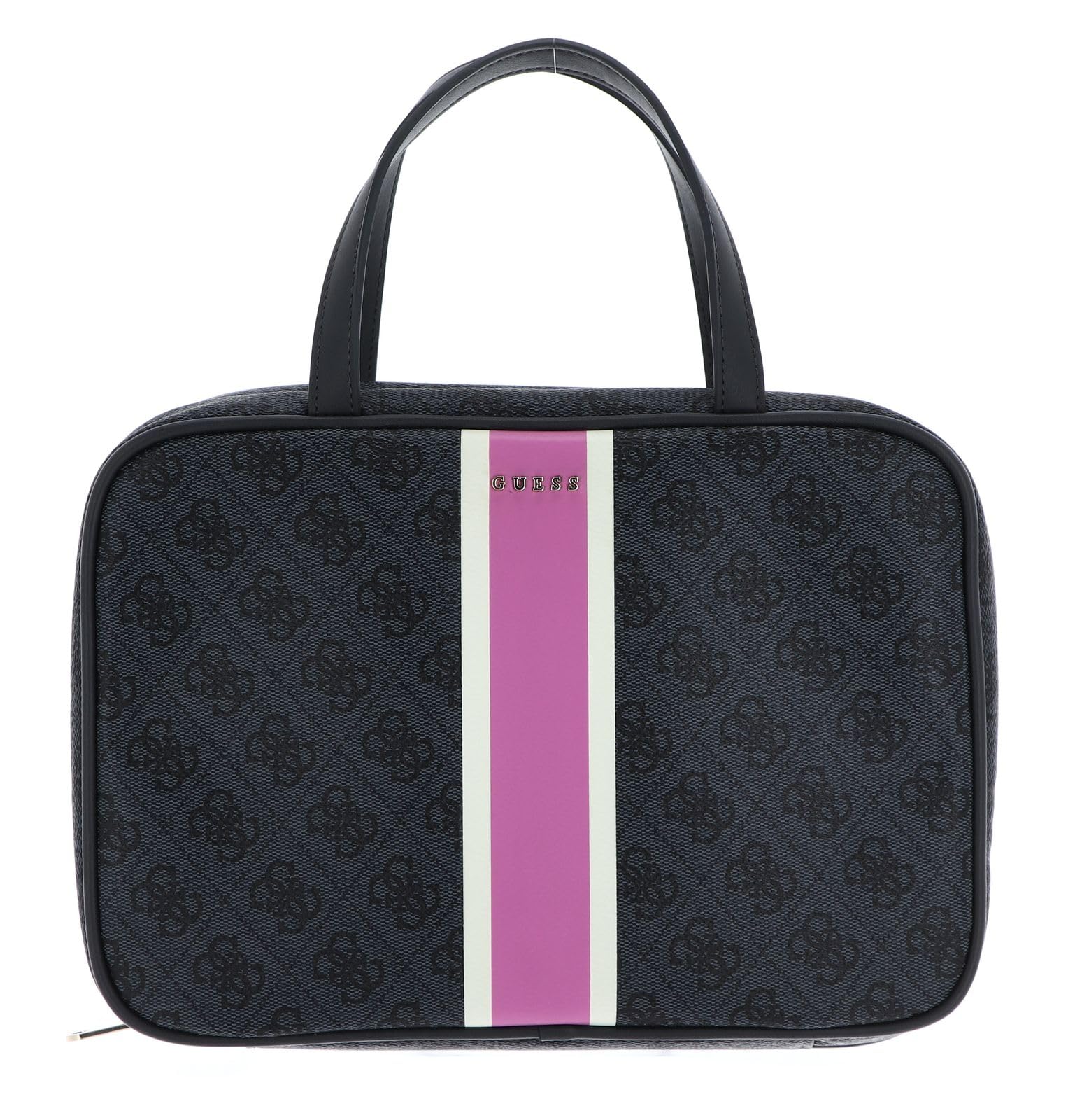 GUESS Bolsa de Maquillaje Travel Case Coal Logo Antracita