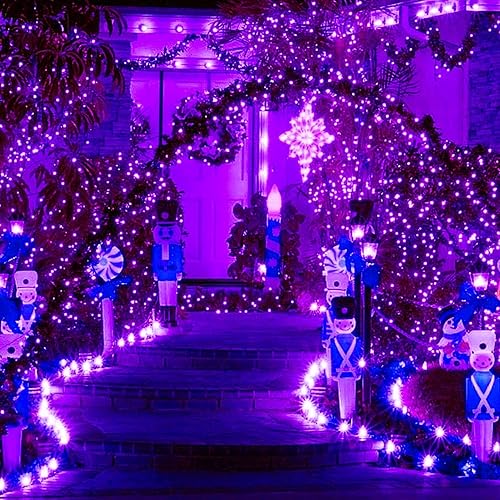 Miniatura 4 de JMEXSUSS Guirnalda de 250 luces LED de Halloween/250 luces LED moradas de Halloween