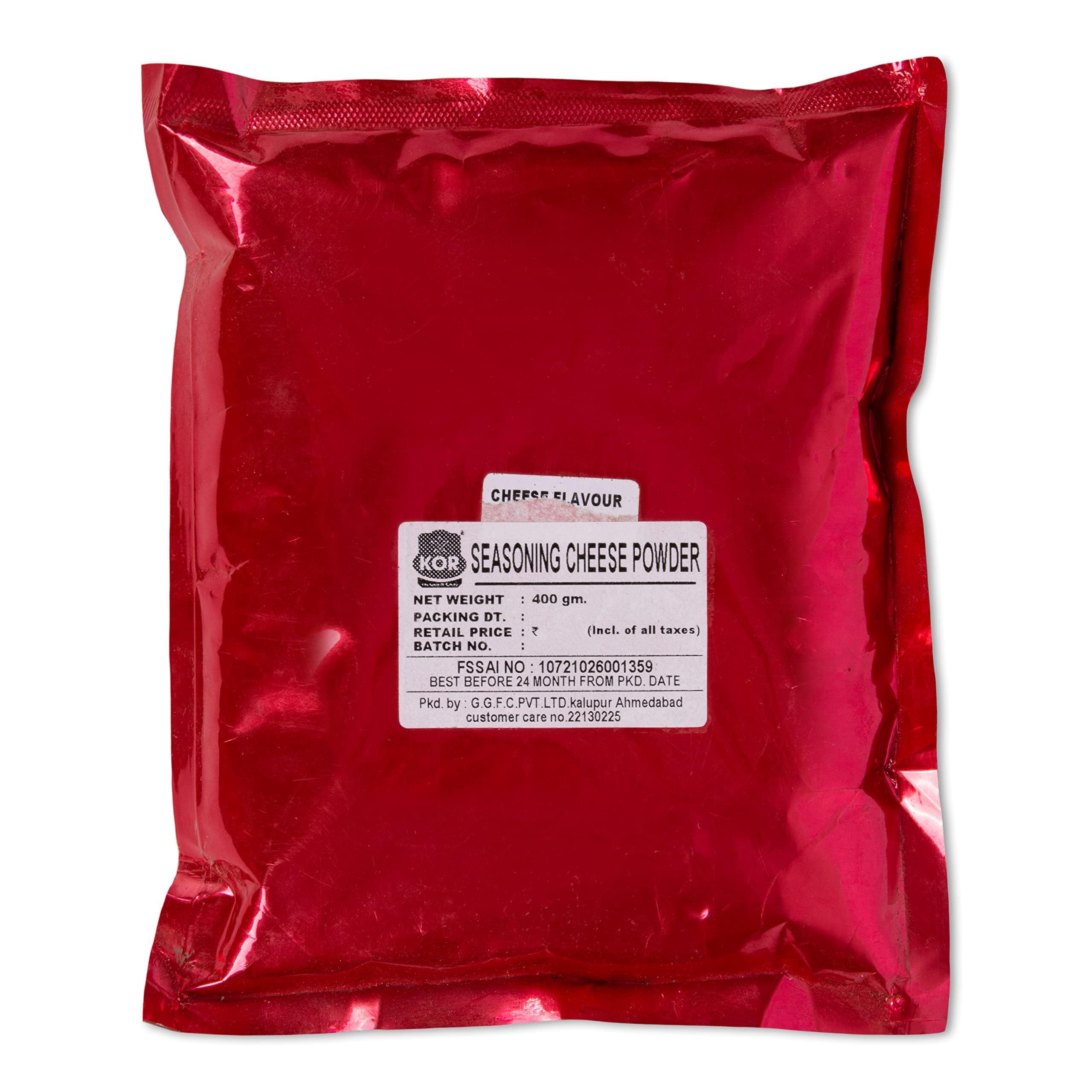 Cheese Seasoning Powder for Popcorn/Cheddar Cheese Seasonong Powder for Pasta, Pizza, French Fries, Nachos & Popcorn/Gourmet Sprinkle for Snacks & Cooking (400g) Pack of 1