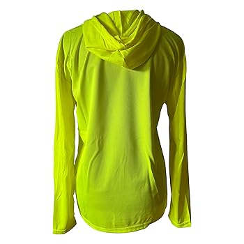 ●FLARE UP● Hooded High Neck Long Sleeve FL145Black FL-145_ MOONIGHTING Set of 2 Pcs Men UPF 50 Neon Color High Visiable