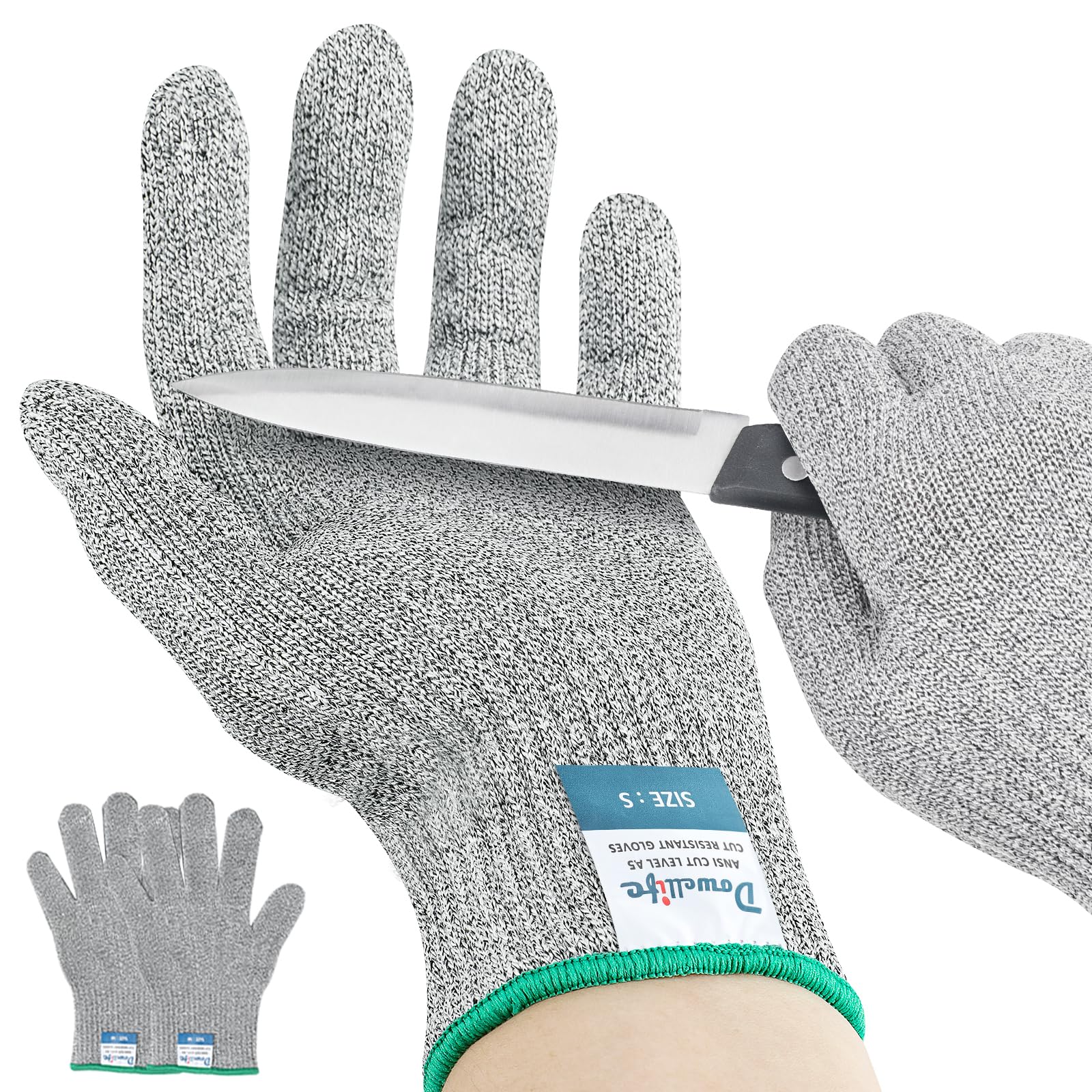 Dowellife A9 Cut Resistant Gloves (2 Pairs)