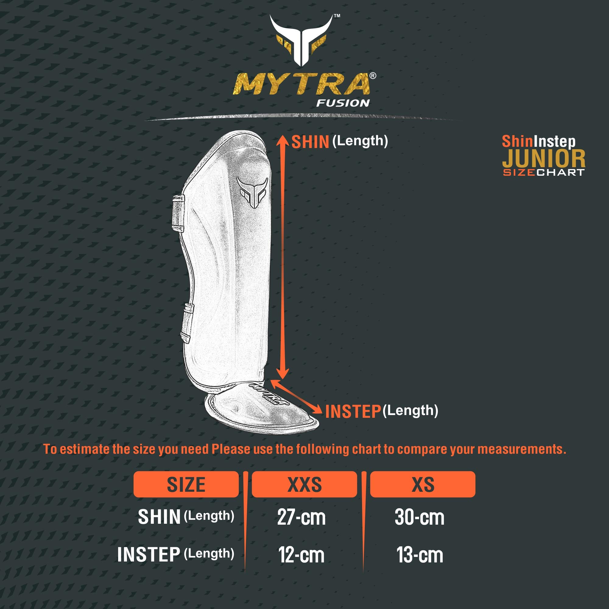 Mytra Fusion Enfant Protege Tibia Boxe protège Tibia Boxe Enfant Protege Tibia pour la Boxe MMA Muay Thai Arts Martiaux Kickboxing Workout Training Protection