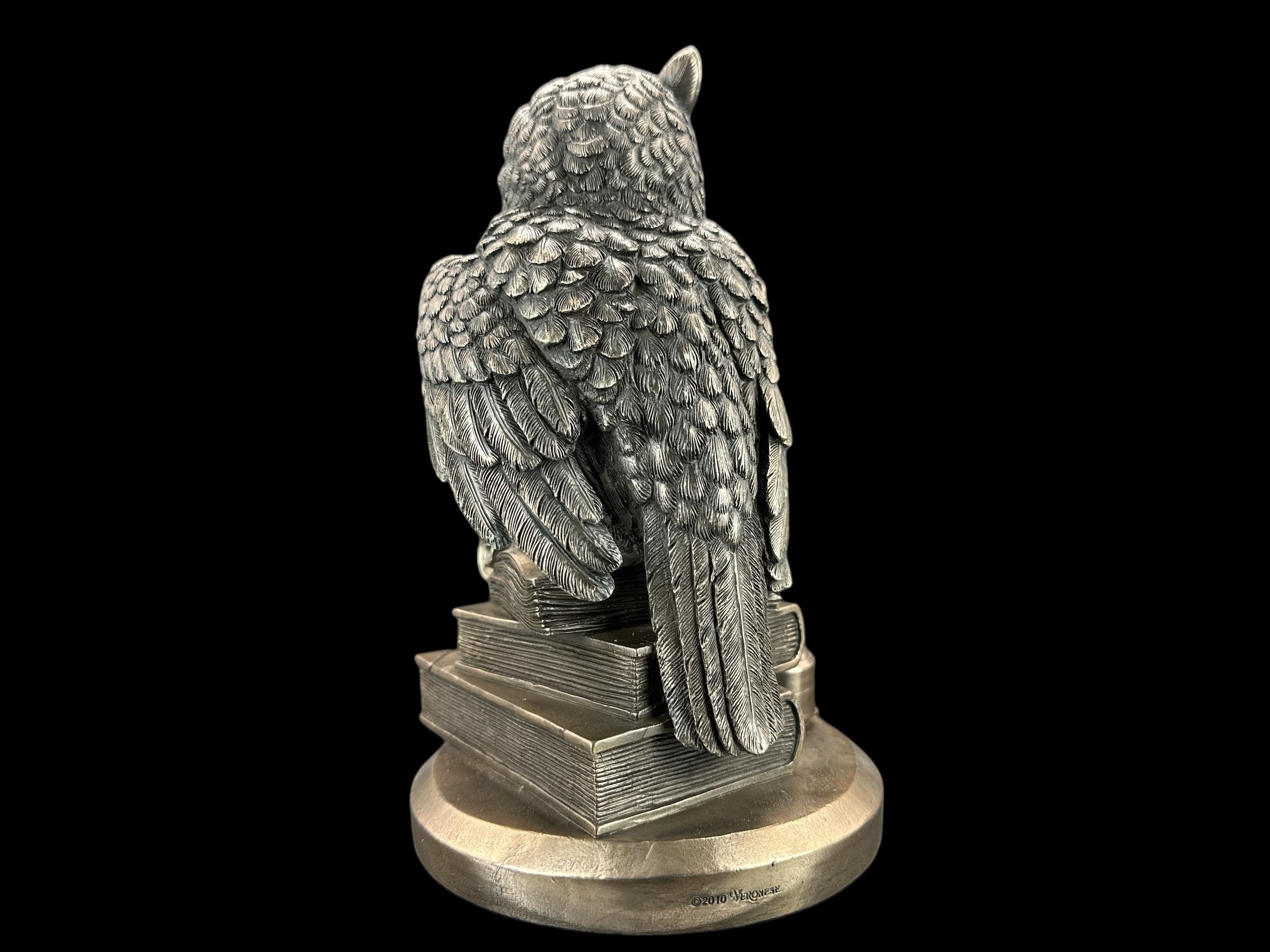 57 SPECIAL REPLICAS Rzeźba dekoracyjna ogromna sowa mądrości na książkach figurka z brązu jako prezent do salonu, dekoracja figurki, dekoracja