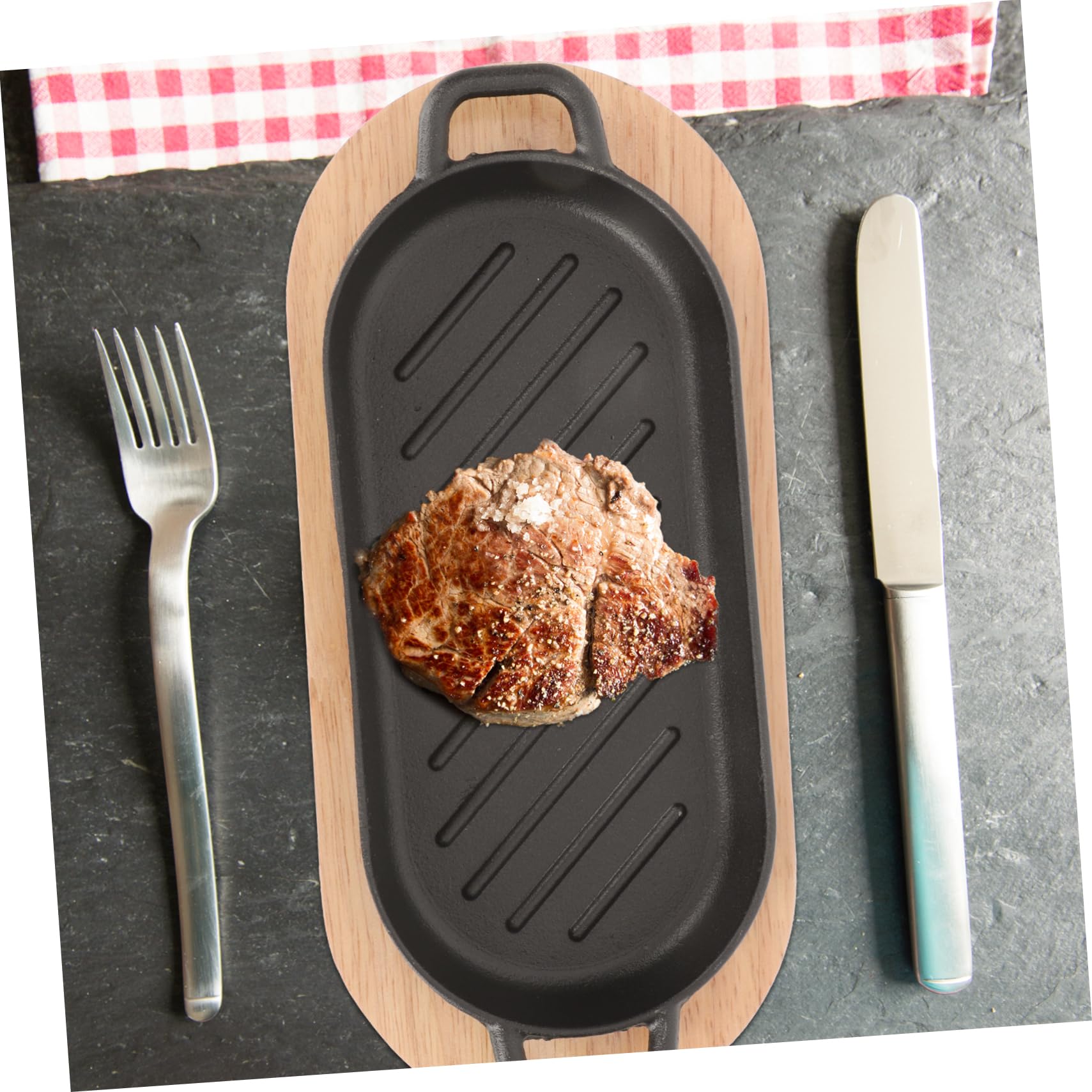 Plato Para Asar Carne Placa Antiadherente Para Parrilla Plato Para Freír Pescado
