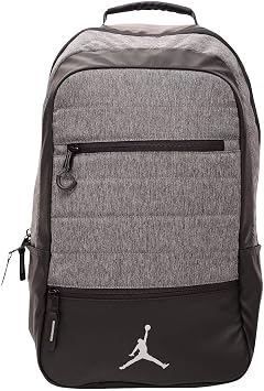 Nike Jordan Airborne Jumpman Backpack 9A-1944-GEH Grey x Black