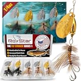 RoxStar Fly Strikers Proven Nationwide to Out-Fish Any Spinner &vert; Hand-Tied in The USA &vert; Most Versatile Fishing Spinner Ever&excl; Trout Lure Also for Bass & Steelhead &vert; Stop Fishing - Start Catching