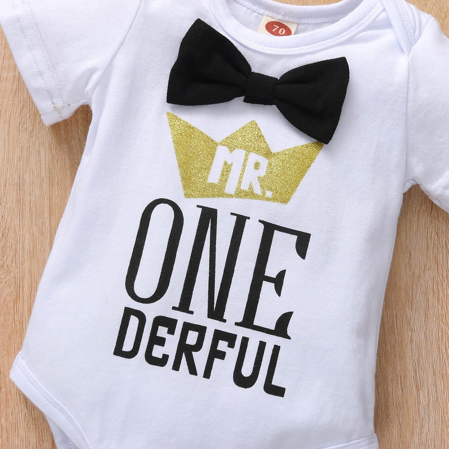 Baby Boy Funny First Birthday Clothes Infant Clothes Bow Tie Dinosaur Themed Romper Pants Set Suspenders