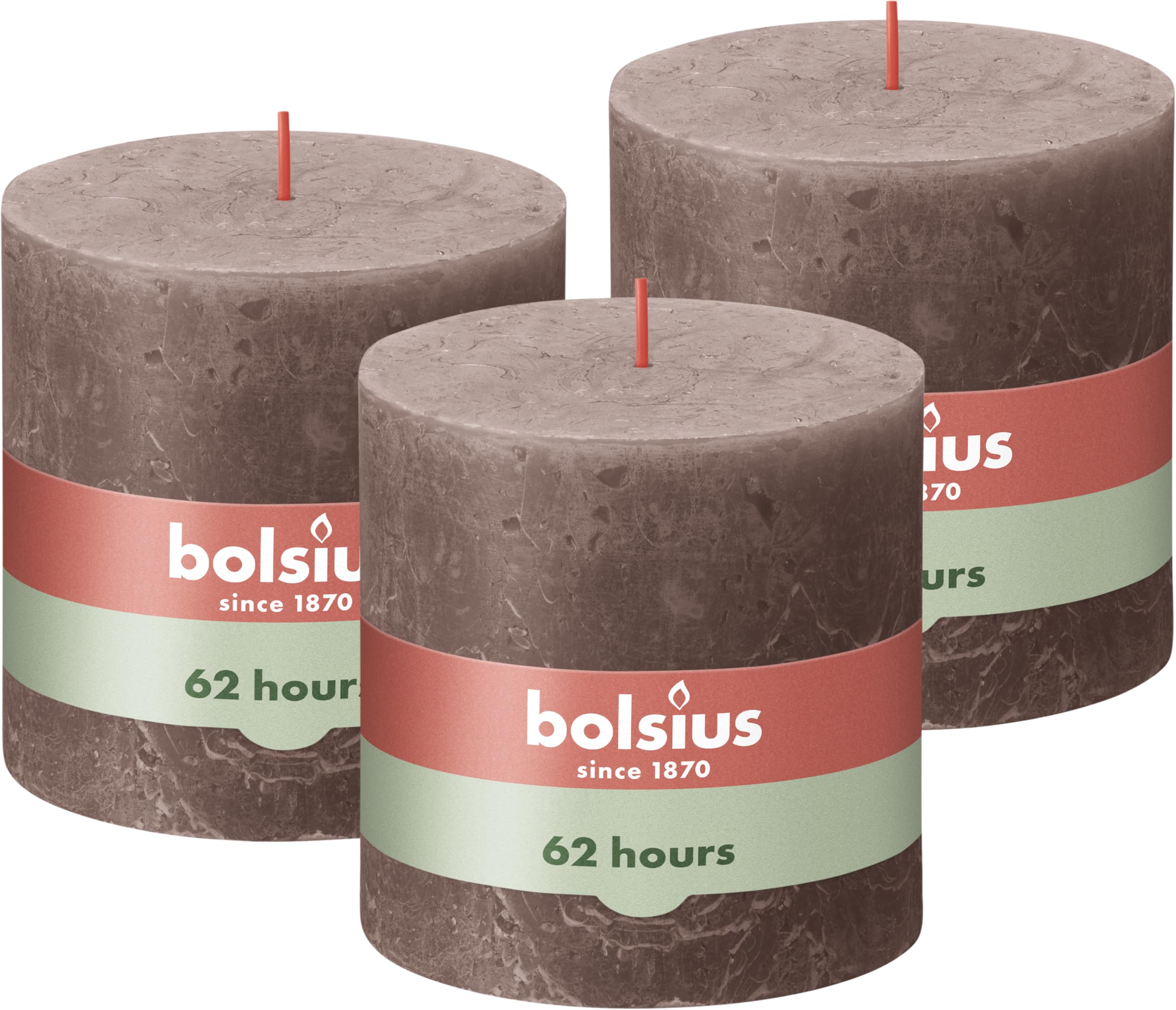 Bougies pilier XXL en cire végétale de qualité supérieure pour intérieur