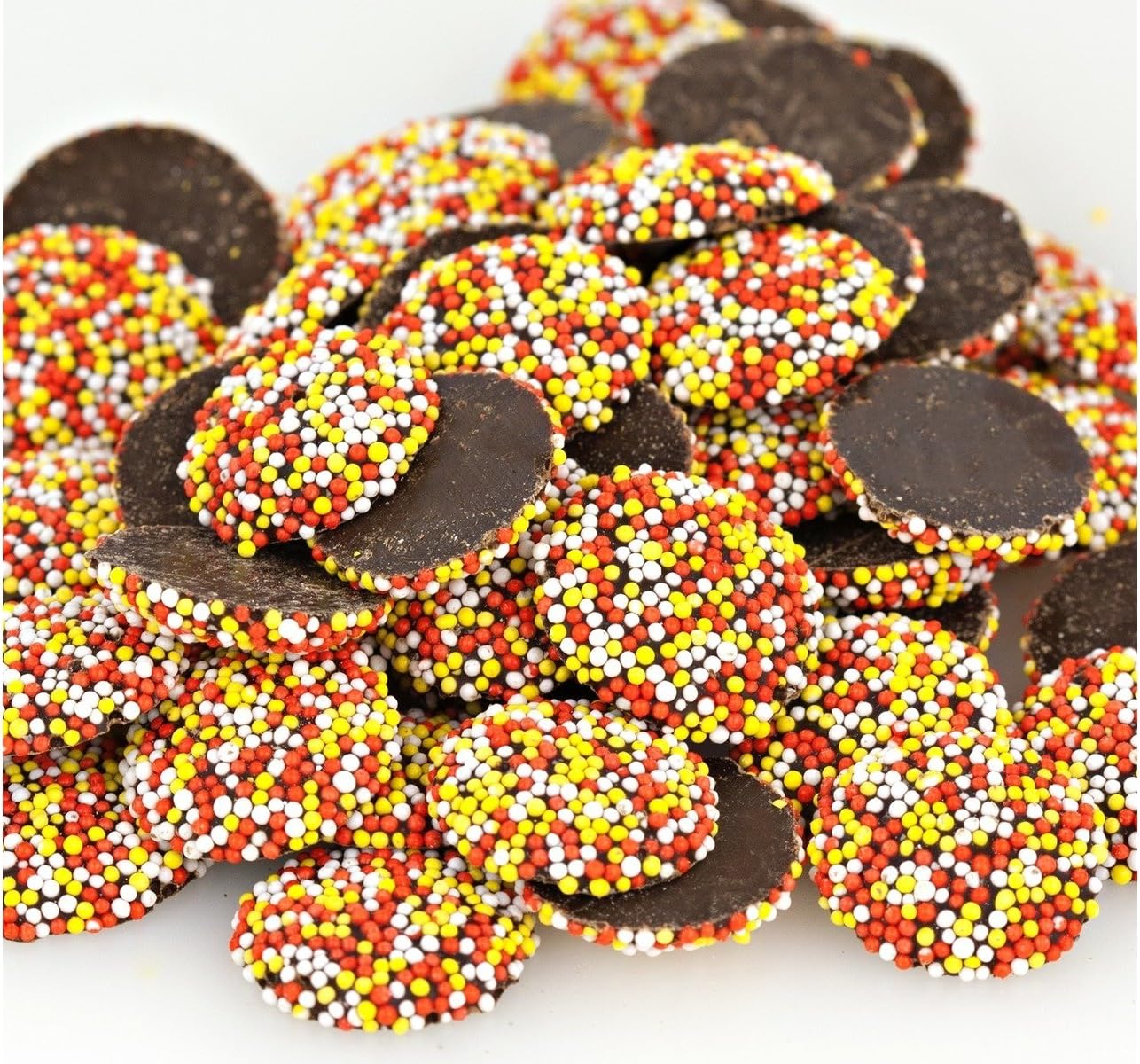 Autumn Nonpareils Dark Chocolate Candy Fall Halloween Nonpareils 1 pound