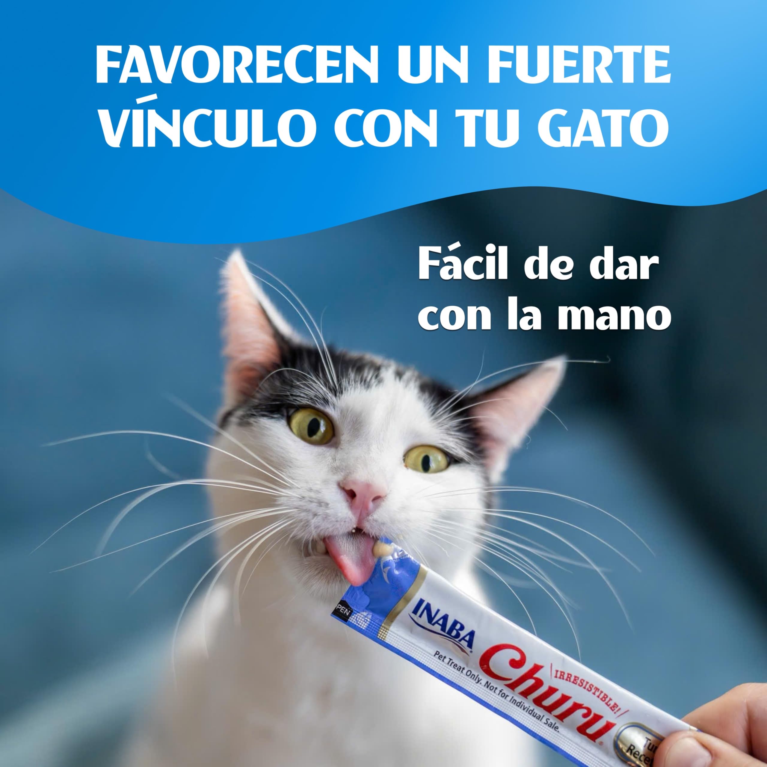 INABA Churu Gatos - 6 Recetas de Snacks Saludables a Base de Atún y Pollo - Deliciosos Premios con Textura Suave y Cremosa - Natural, Sin Cereales, Sin Colorantes - 1,68kg (120 Tubos x 14g)