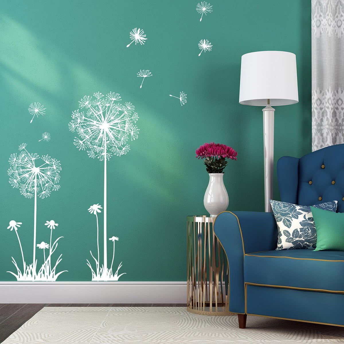 Dandelion Flower Wall Sticker - with Packaging - Ideal Gift