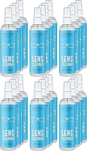 Miniatura 2 de Powered by Nano Magic Eyeglass Lens Cleaning Spray 6 oz (paquete de 24)  Fórmula de grado profesional, sin silicona, para gafas, teléfono, pantallas