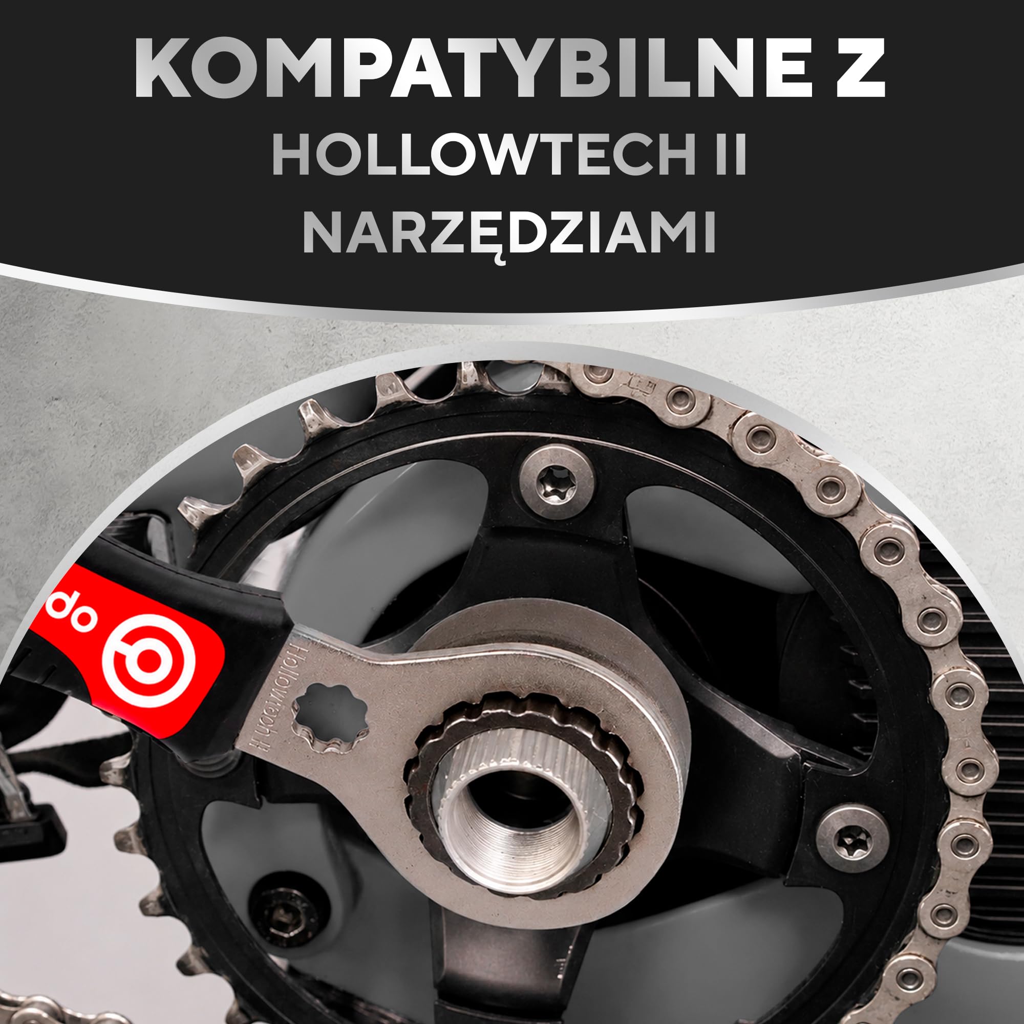 Lockring Tool do Shimano E-Bike – Kompatybilny z E8000, E6100, E7000 i E9000 | Klucz do Nakrętki Blokującej Zębatkę16 Wypustów do Napędów Rowerów Elektrycznych