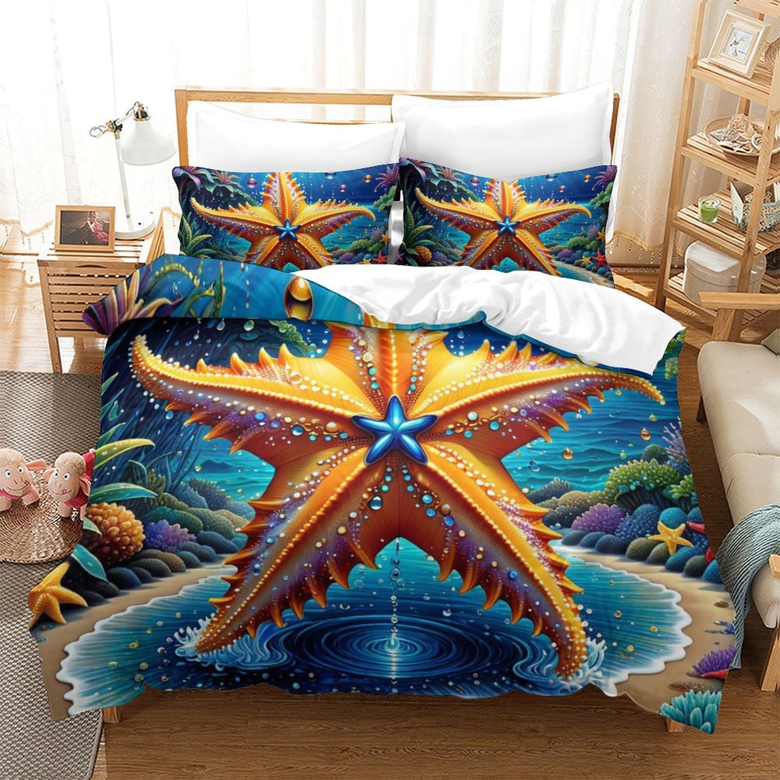 Ensemble de literie 3D starss pour transformer l'ambiance de votre chambre