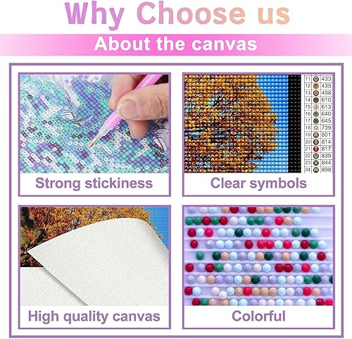 Miniatura 4 de Kit de pintura de diamantes para adultos, patrón de ramo de jacinto, pintura de diamante redondo 5D, manualidades de bricolaje, aplicar a decoración