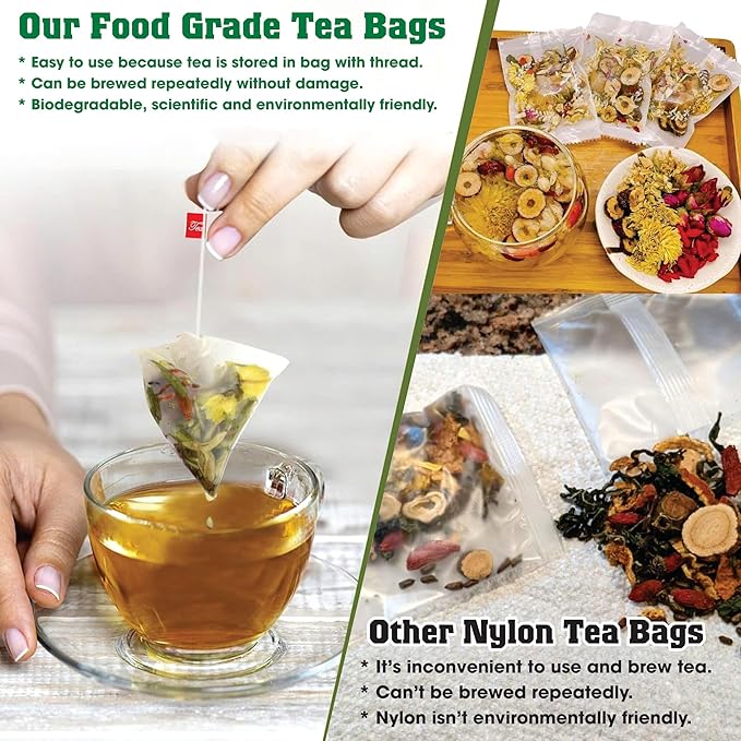 Té de Raíz de Diente de León y Bayas Goji 12 Saquitos miniatura 5