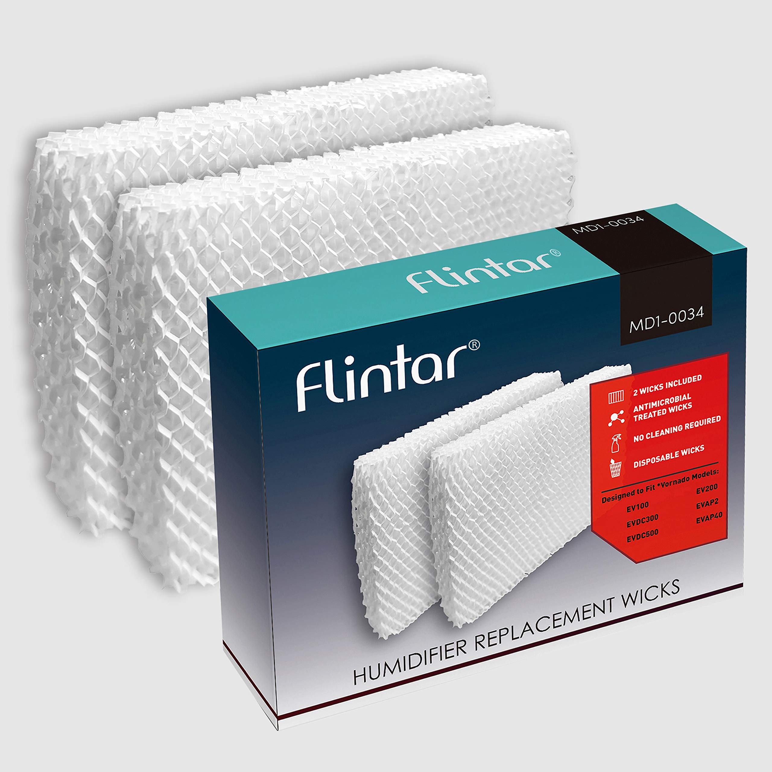 Buy Flintar MD10034 Humidifier Replacement Wicks Filters for Vornado