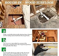 Vista 6 de ITD35 Kit de drenaje de bañera independiente compatible con bañeras independientes y bañeras estándar. Se adapta a todos los tipos de desagües