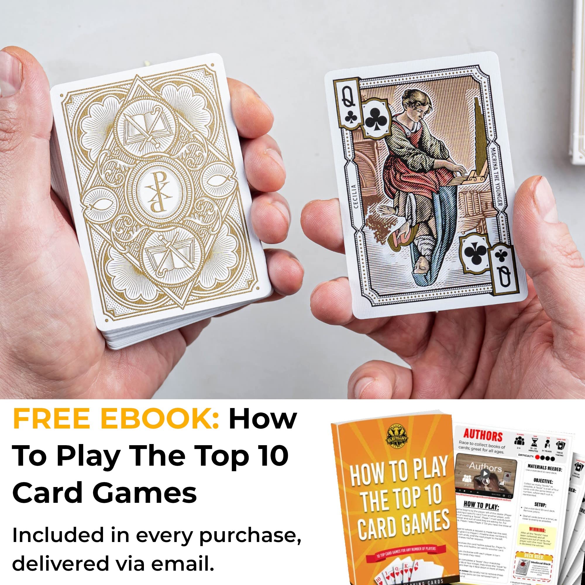 Amazon.com: Early Church Playing Cards, Alpha & Omega Christian History Playing  Cards Deck with Unique Hand Drawn Artwork, Biblical Church Deck of Playing  Cards with Card Game e-Book : Toys & Games