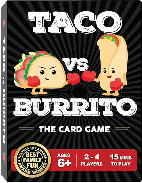 Taco vs Burrito Card Game