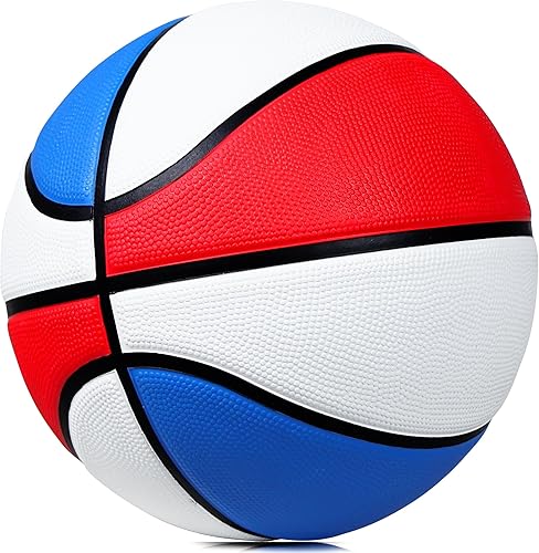 Miniatura 18 de Balón de baloncesto de goma oficial para interiores y exteriores, para hombres, tamaño 3/4/5/6/7 para niños, jóvenes, adolescentes, niños y niñas,