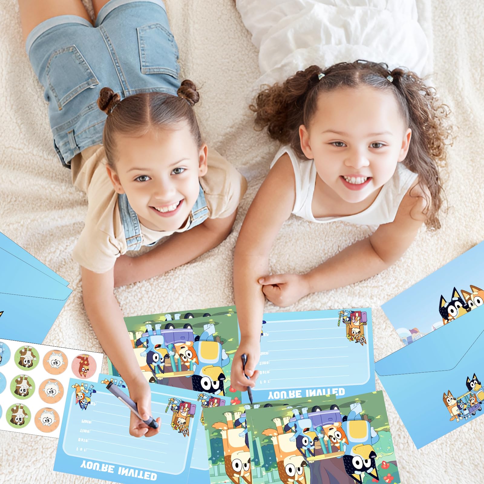 Danilo Promotions Limited Promotions Bluey Carte D'anniversaire 3 Ans, Officielle, Happy