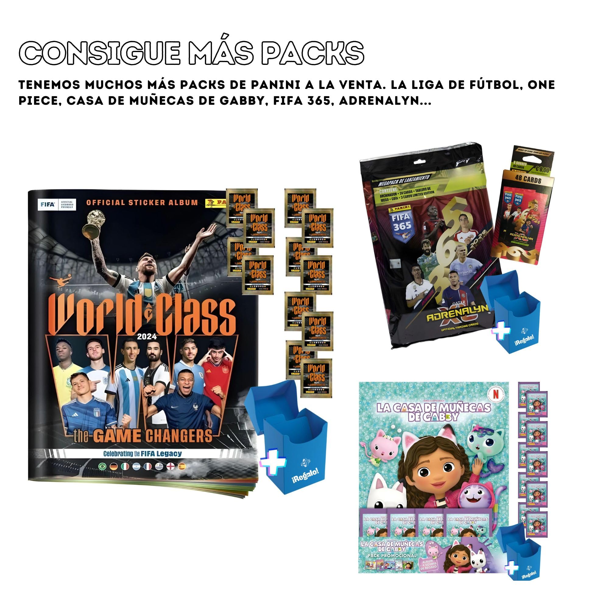 Trading Cards Stumble Guys Panini | Serie 2 | Álbum Oficial + Packs de Cartas Coleccionables | No Adhesivos | Incluye Caja para Repetidas (Plus: Álbum + 8 Sobres)