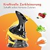 LEBENLANG Juicer Slow Juicer - Includes Recipe Book & Large 130 mm Opening I Perfect for Fruit Whole Fruits and Vegetables 100% BPA Free I Best Juicer Machine Juicer Electric Masticating Green Press