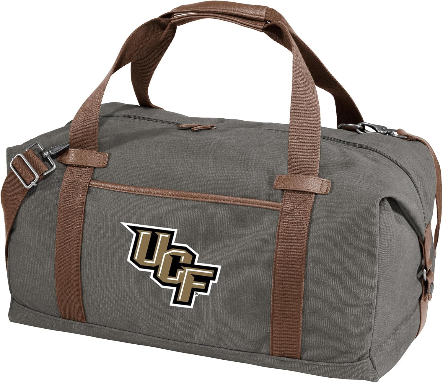 University of Central Florida Duffel Bag - Carryon, Overnight Travel Bag, Rich Canvas Fabric For UCF Fans and Alumni
