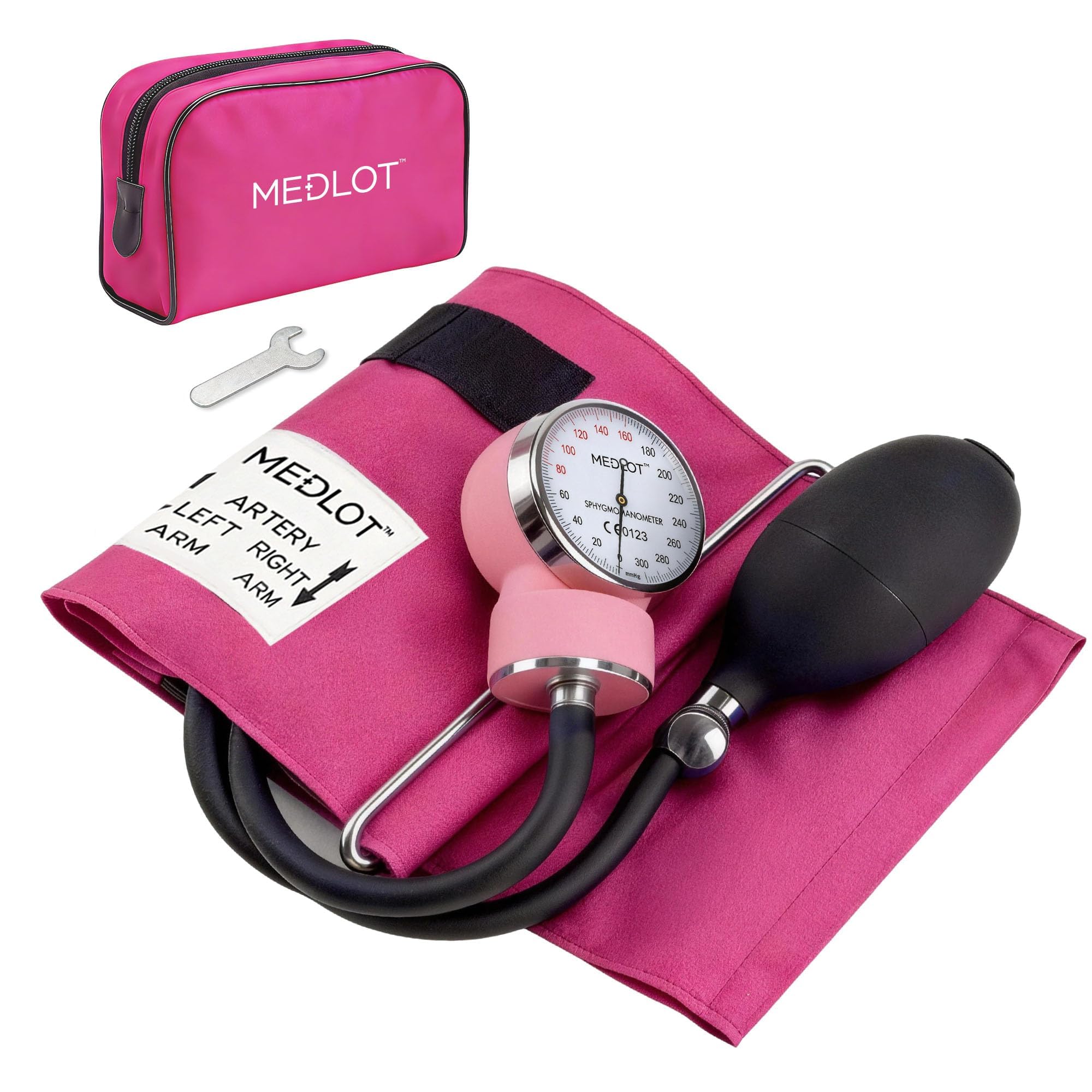 LotFancy Manual Blood Pressure Cuff for Nursing Students, Adult BP Cuff