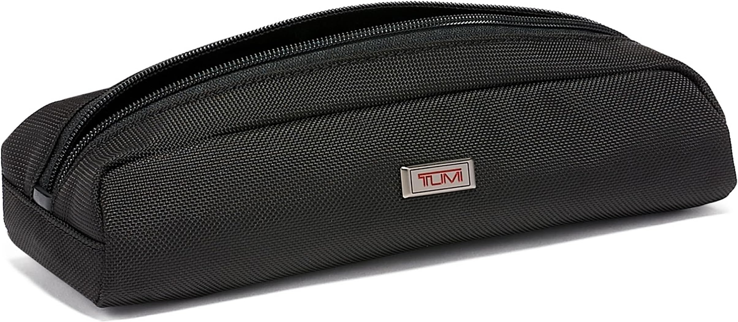 Alpha Electronic Cord Pouch - Slim Zip Entry Travel Tech and Cable, Charger and Small Accessory Organizer - Black