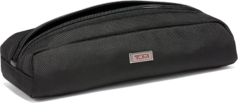 TUMI - Alpha Electronic Cord Pouch - Slim Zip Entry Travel Tech and Cable, Charger and Small Accessory Organizer - Black