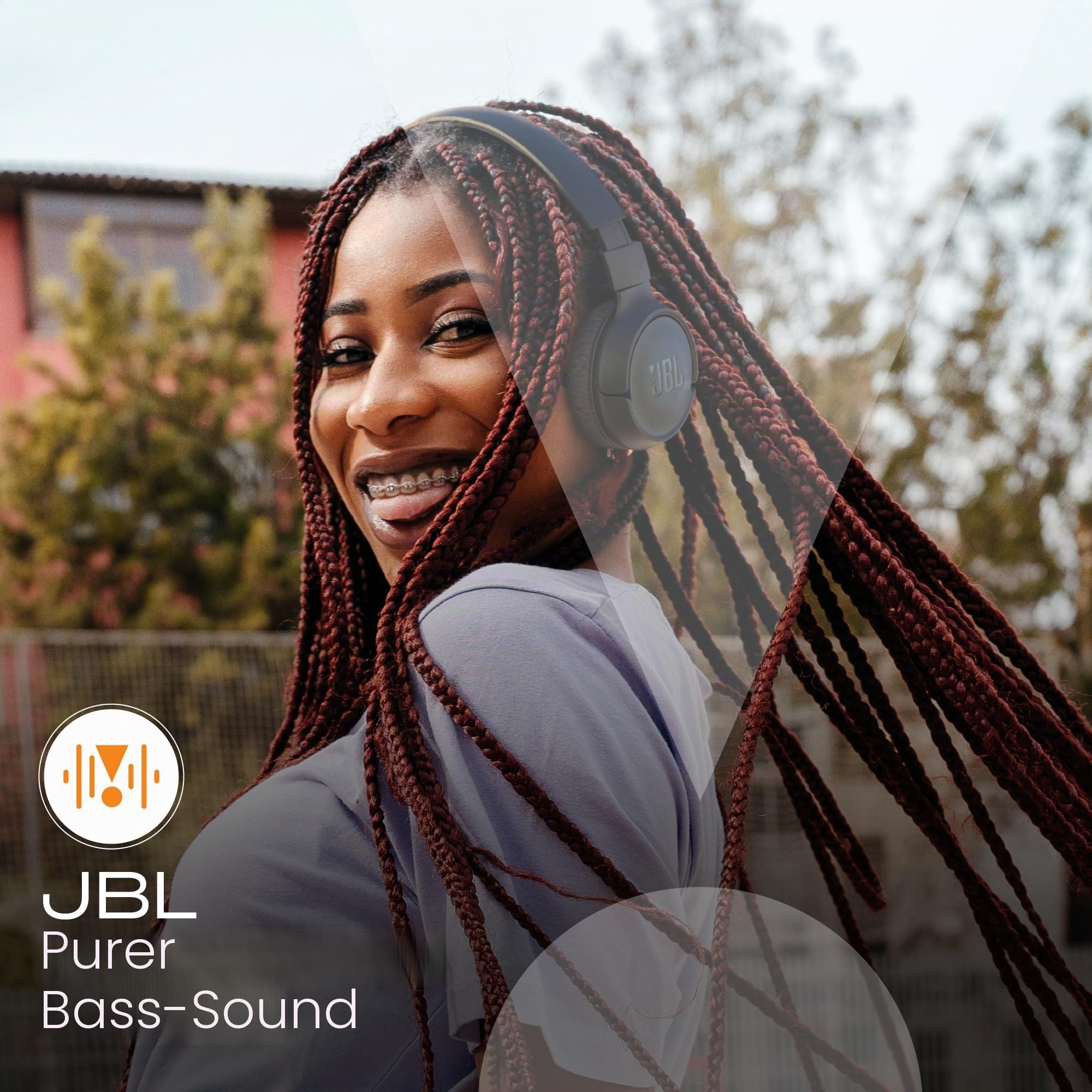 JBL Tune 520BT Bluetooth Kopfhörer Kabellos Over-Ear – JBL Pure Bass Sound, 57 Stunden Akku, Schnellladefunktion, Multipoint, Leicht Faltbar, Headset mit Mikrofon für Handy PC TV – Schwarz