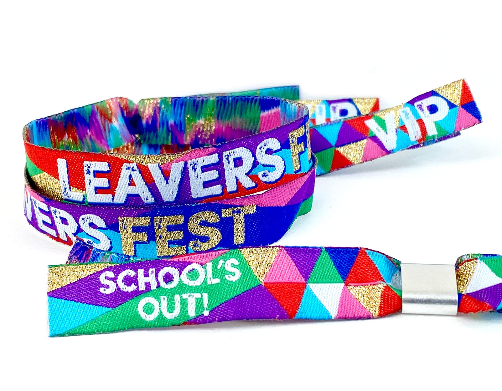 10pcs LEAVERSFEST Wristbands Favours ~ 10 PACK Class of 2025 School Leavers Graduation Wristbands ~ Leavers Fest School Party Bags ~ end of school party