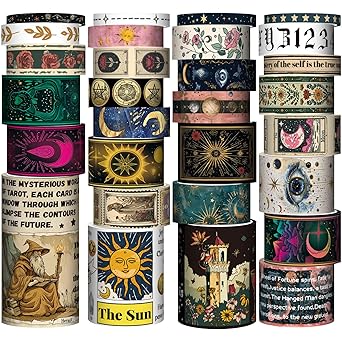 29 Rolls Washi Tape Set - Tarot Theme
